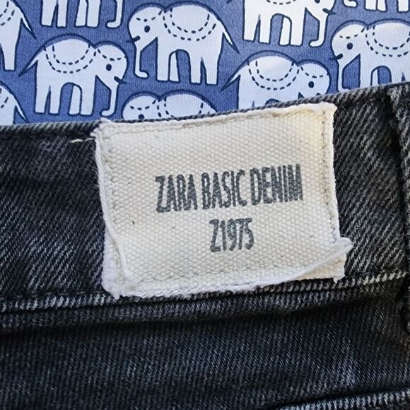 Zara basic demin black jeans - Picture 4 of 4